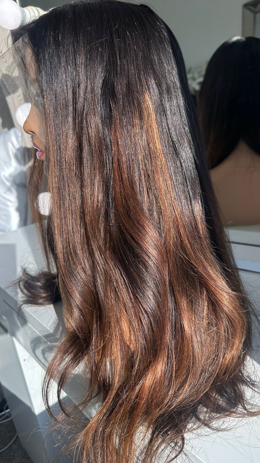 Custom Colored: HD Indian Wavy Frontal Wig 13x6 20"