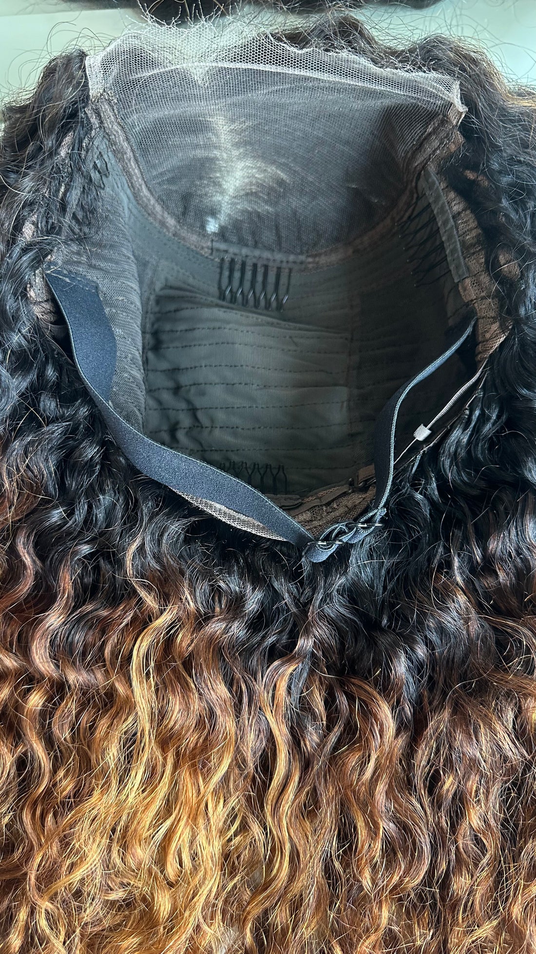 Custom Colored: HD Indian Curly Closure Wig 5x5 20"